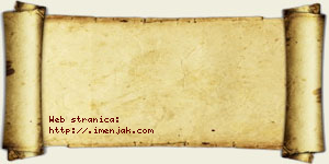 Žanka Veljoglavac vizit kartica